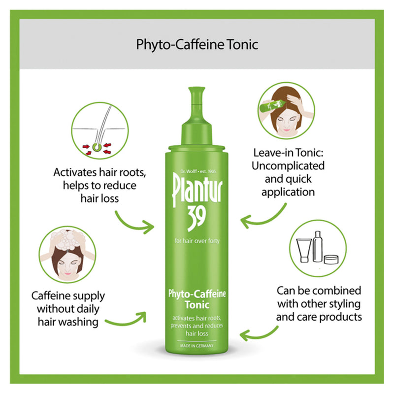 Plantur 39 Phyto-Caffeine hair tonic 200ml, imported from the UK