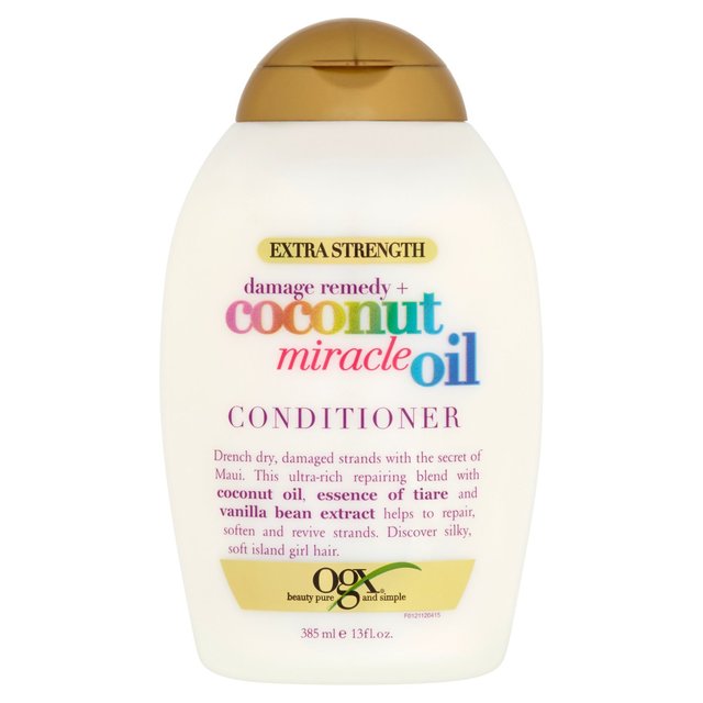 OGX Damage Remedy+ Coconut Oil Extra Strength pH Balanced Conditioner   385ml