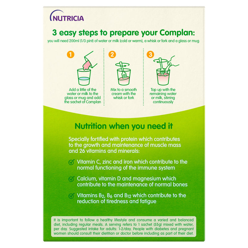 Complan Summer Strawberry Flavour Drink Mix 4 x 55g - British product
