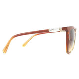Swarovski cat eye acetate sunglasses brown gradient (British brand)