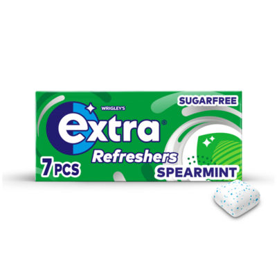 Wrigley's Extra Refreshers Spearmint chewing gum 15.6g - British product