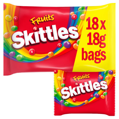 Skittles fruit sweets funsize 324g - British product