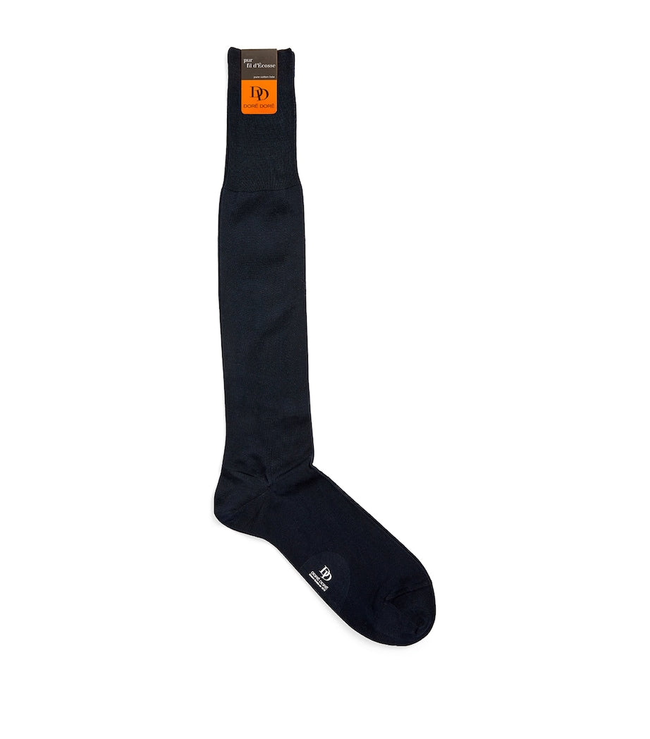 Doré Doré long cotton socks pair, imported from the UK
