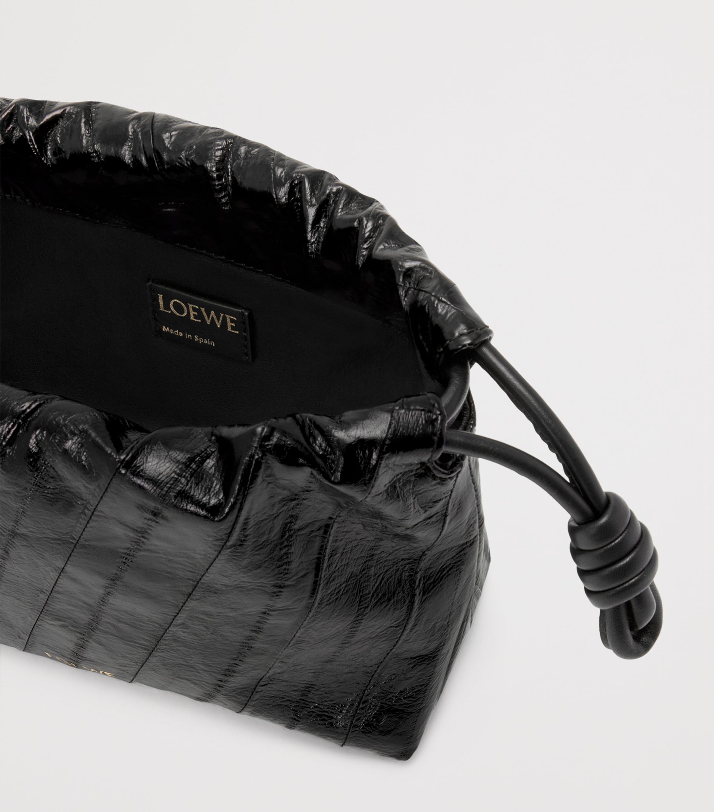 LOEWE Mini Eel Leather Flamenco Purse - British product