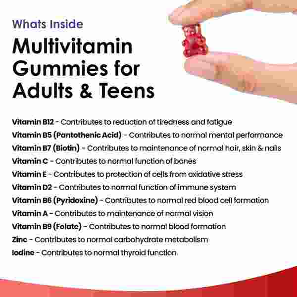 Multivitamin Gummies For Adults & Teens - 60 Vegan Gummies GOODS Superdrug   