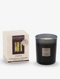 Esteban Cedre scented vegetable-wax candle 190g, imported from the UK