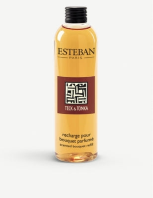 Esteban scented bouquet refill Teck and Tonka 250ml (British brand)