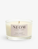 NEOM Real Luxury travel candle 75g natural wax, UK version