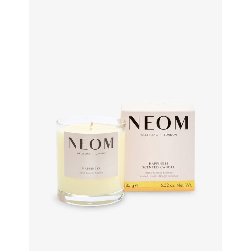 Neom Happiness scented candle 185g, imported from the UK