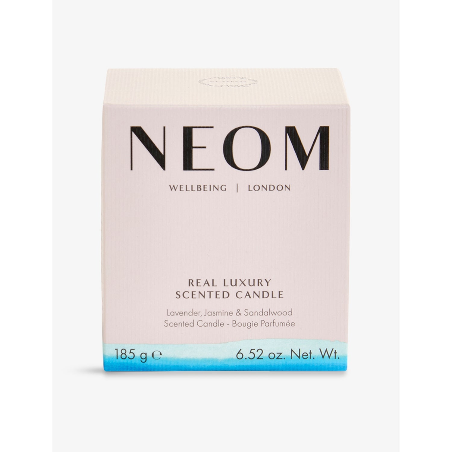 Neom Real Luxury vegetable-wax candle 185g, imported from the UK