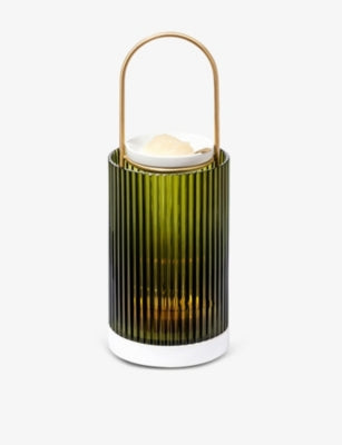 Trudon La Promeneuse brass tea light diffusing lantern - British product