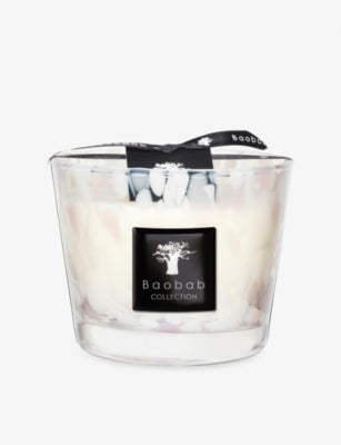 Baobab Collection Pearls White scented candle 500g - British product