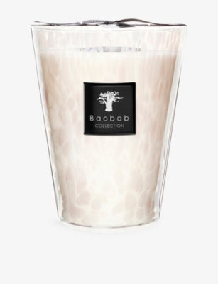 Baobob White Pearl scented candle 3kg - British product
