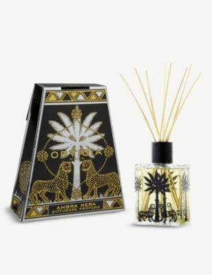 Ortigia Sicilia Amber Nera perfume diffuser 100ml, UK version
