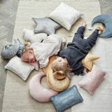 Bambino Cloud Velvet Cushion White 35x22cm - British product