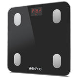 Renpho smart Bluetooth bathroom scale black, imported from the UK