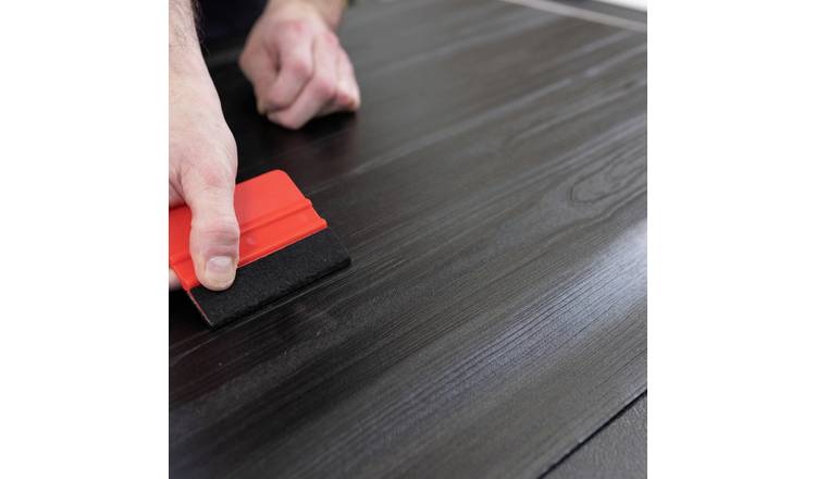 D-C-Fix Quadro Black self-adhesive vinyl film 150cm x 67.5cm - British product
