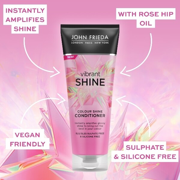 John Frieda Vibrant Shine Colour Shine Conditioner 250ml GOODS Boots   