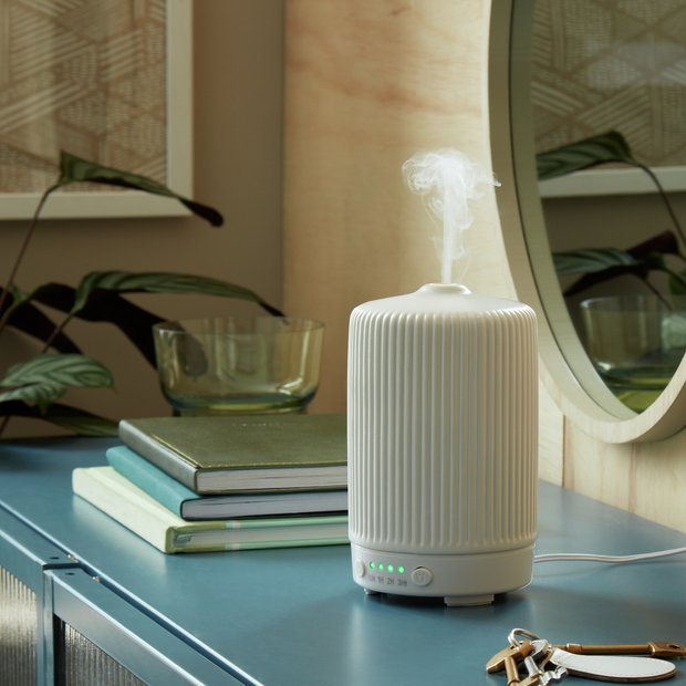 Habitat ribbed ceramic electric diffuser 100ml (British brand)