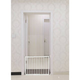 Cuggl white wooden safety gate (British brand)