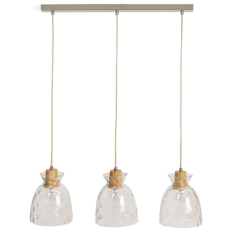 Habitat Vanern clear dimple glass bar pendant light, UK version