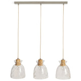 Habitat Vanern clear dimple glass bar pendant light, UK version