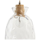 Habitat Vanern clear dimple glass bar pendant light, UK version