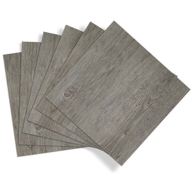 D-C-Fix Grey Wood peel and stick vinyl floor tiles - British product