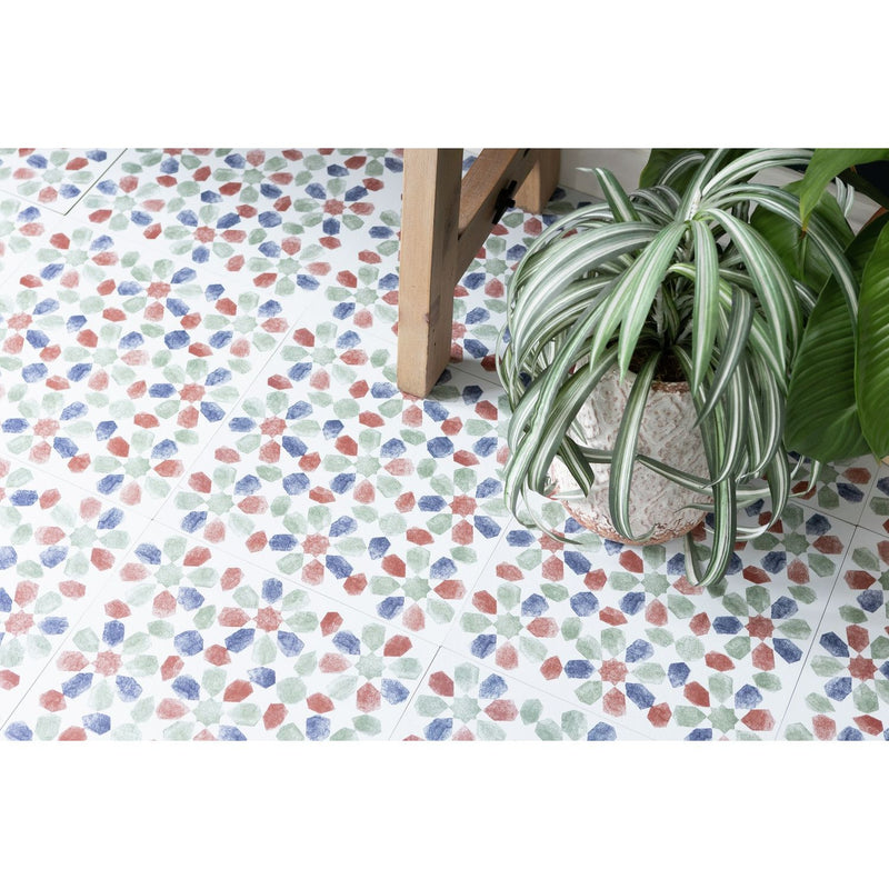 D-C-Fix leaf peel and stick vinyl floor tiles (British brand)