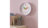 Argos Home children's tell the time wall clock 24.5cm (British brand)