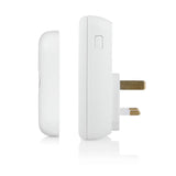 Byron plug-thru doorbell 150m range, UK version