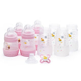 MAM Easy Start Anti-Colic baby bottle set pink, imported from the UK
