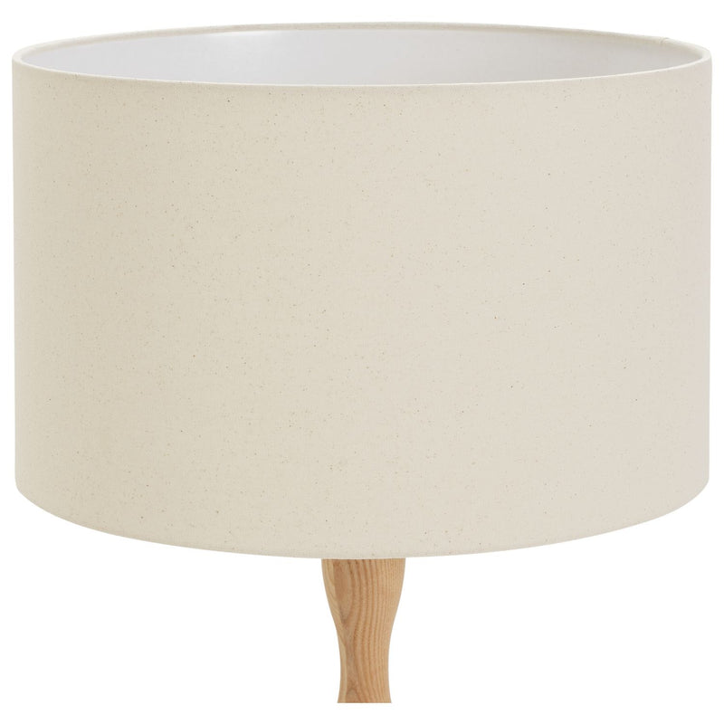 Habitat Bobbin ash wood stick floor lamp natural, UK version
