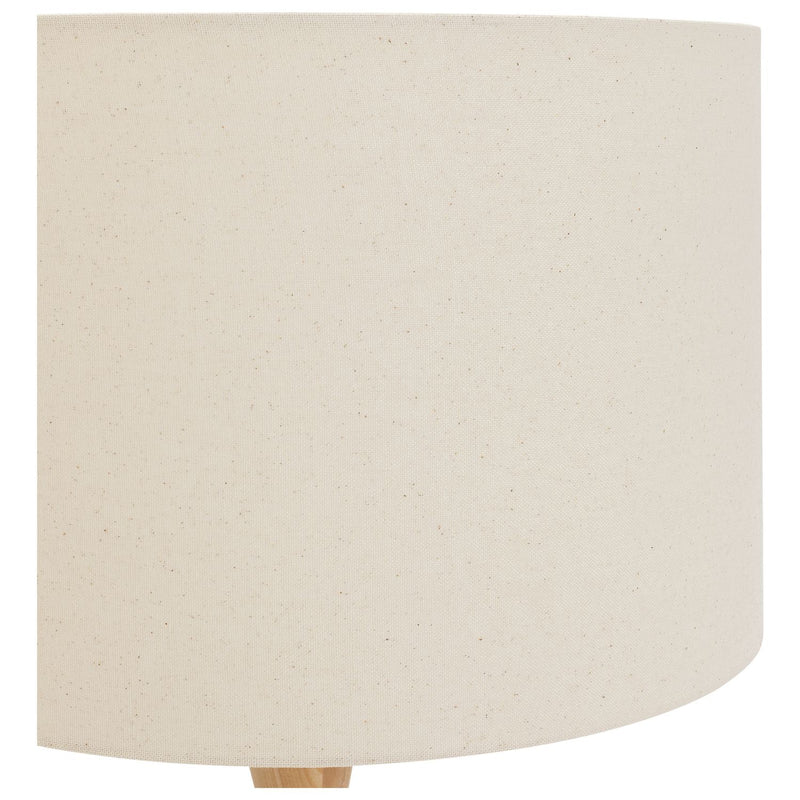 Habitat Bobbin ash wood stick floor lamp natural, UK version