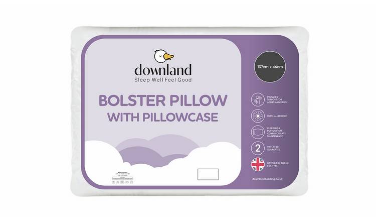 Downland bolster pillow medium firm L137cm, UK version