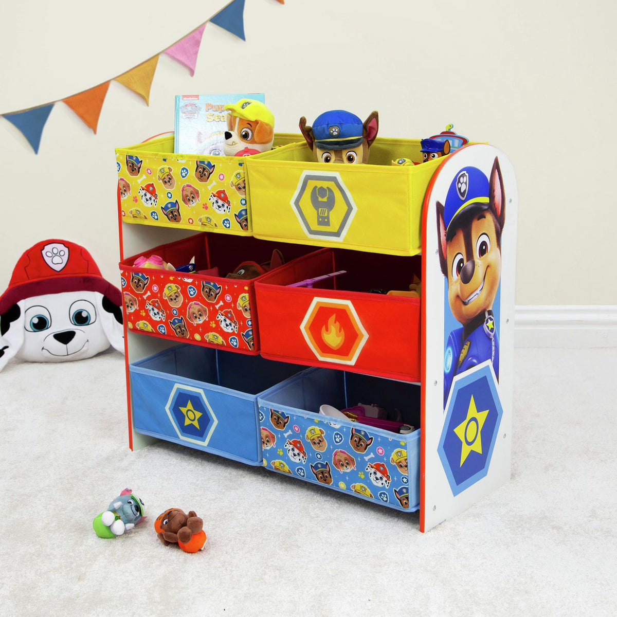 Paw Patrol 3 tier kids basket storage unit - British product