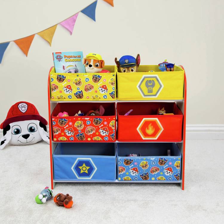 Paw Patrol 3 tier kids basket storage unit - British product