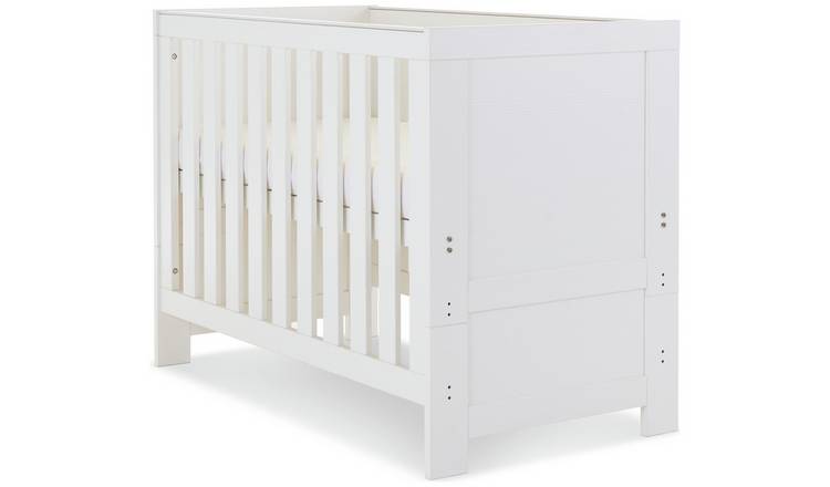 Obaby Nika Mini Cot Bed - White GOODS Argos