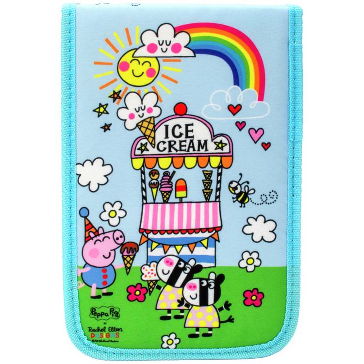 Hasbro Peppa Pig filled pencil case with Rachel Ellen artwork - British product
