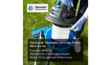 Vacmaster washable filter for 15-60L vacuum - British product