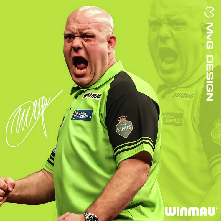Winmau Michael Van Gerwen Tour darts case, UK version