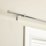 Argos Home chrome extendable curtain pole 165-300cm (British brand)