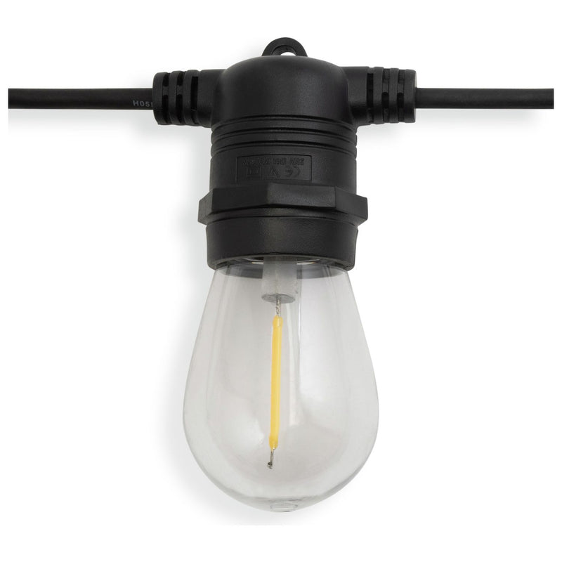 Habitat 30 warm white LED festoon light 14.3m (British brand)