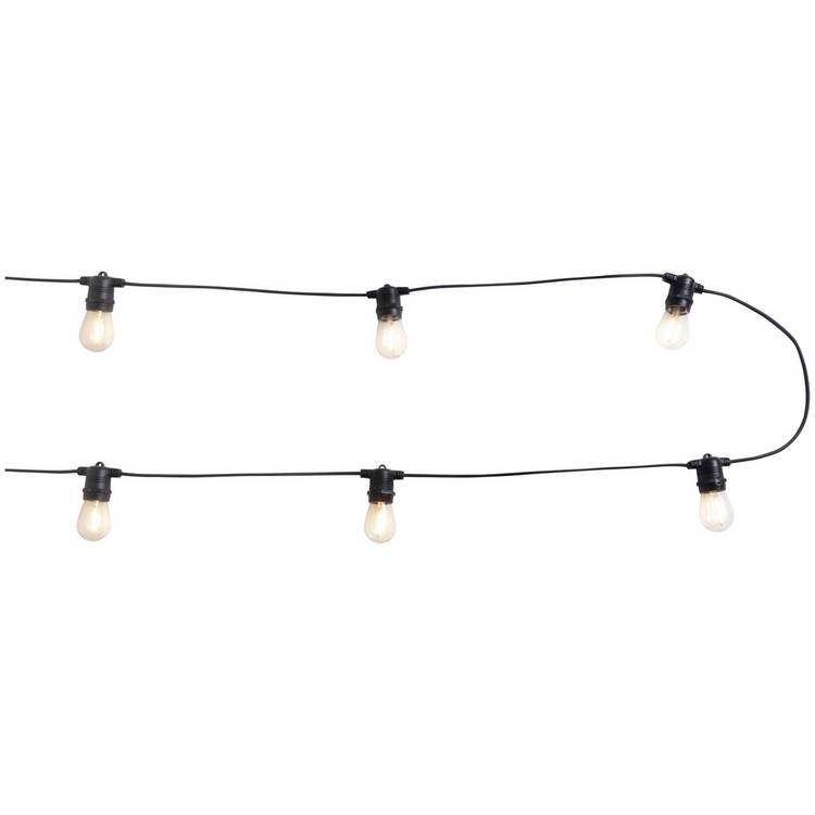 Habitat 30 warm white LED festoon light 14.3m (British brand)