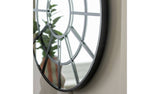 Habitat black windowpane mirror 60cm - British product