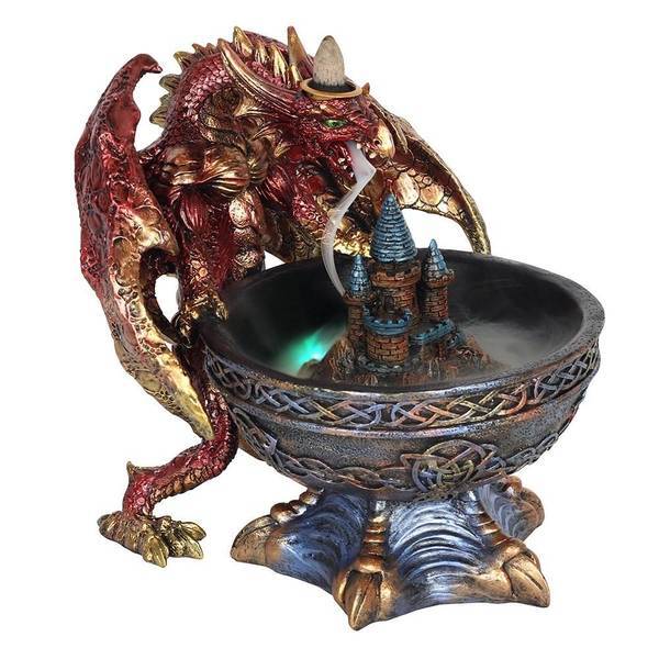 Something Different Kingdom Backflow Incense Burner 23x24x24cm (British brand)