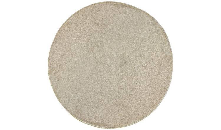 Homemaker round rug Plain Natural 133cm, UK version