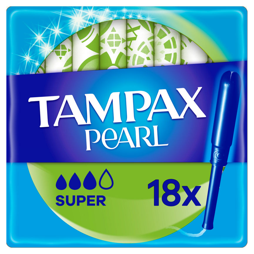 Tampax Pearl Super Tampons With Applicator