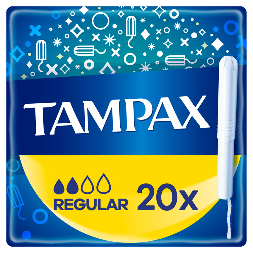 Tampax Cardboard Regular Tampons with Applicator