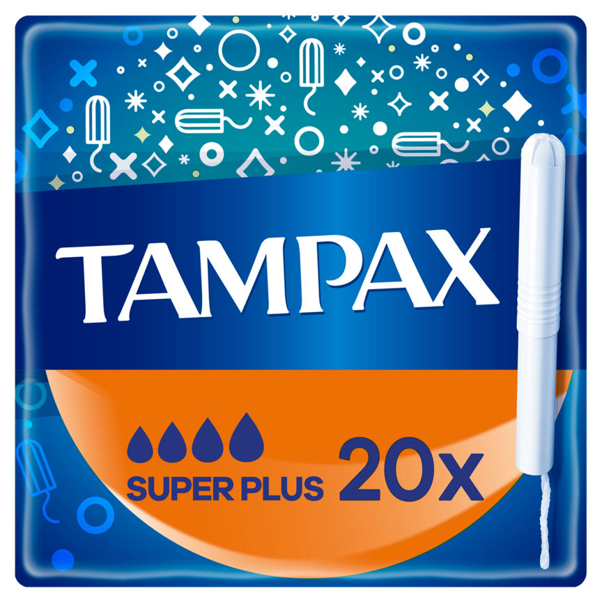 Tampax Cardboard Super Plus Tampons with Applicator